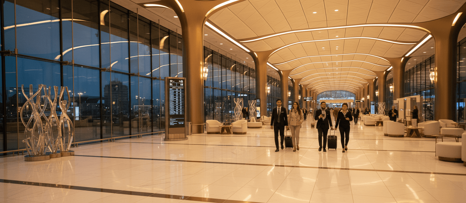 Private airport transfer at a Vietnam international airport
